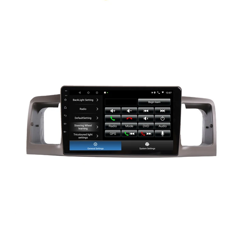 Sale 9" 4G RAM 8 cores Android Car DVD GPS Navigation For Toyota Corolla EX Corolla E120 audio stereo car radio stereo bluetooth 4