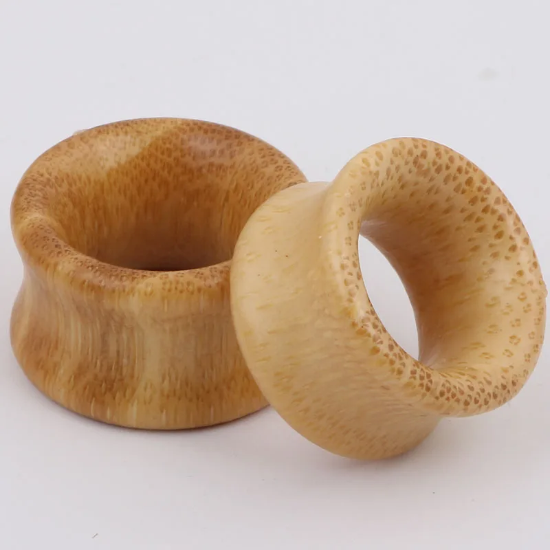 

Bamboo Flared Saddle Wood Flesh Tunnels Ear Plug 140pcs/lot Mix 8-20mm Piercing Expander Stretching Taper Gauge Body Jewelry