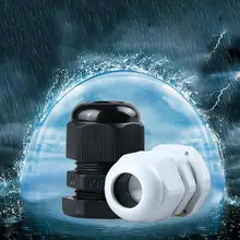 10 шт. пластик PG13.5 IP86 водонепроницаемый 9 мм кабель, разъемы