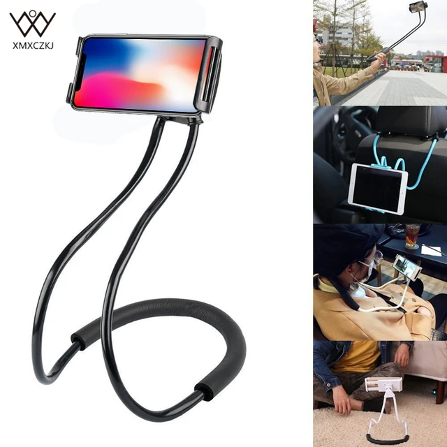 Best Price XMXCZKJ Universal Lazy Hanging Neck Phone Stand Mount Necklace Support Cell Phone Tablet Bracket Holder with Multiple Function Best Price XMXCZKJ Universal Lazy Hanging Neck Phone Stand Mount Necklace Support Cell Phone Tablet Bracket Holder with Multiple Function