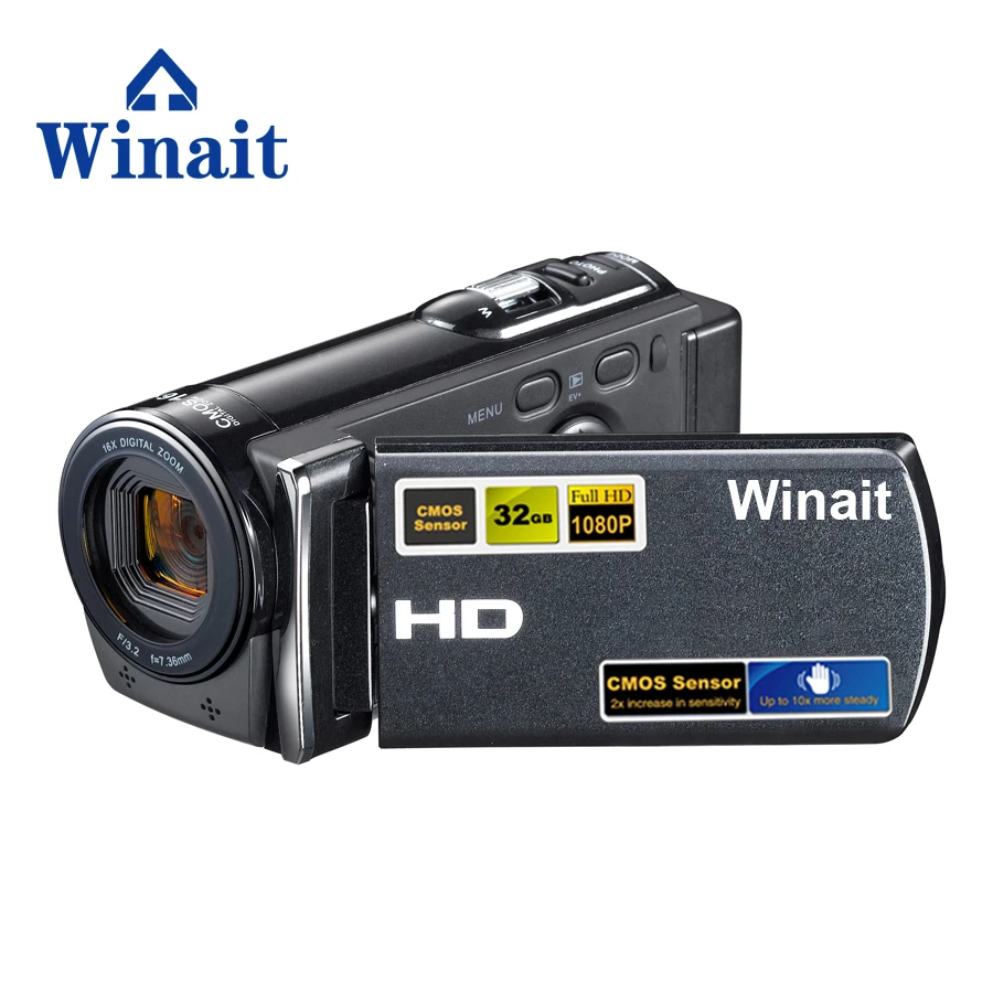 Бесплатная доставка winait 12MP 5.0MP CMOS профессиональная видеокамера DVR 3 0 &quot720P HD