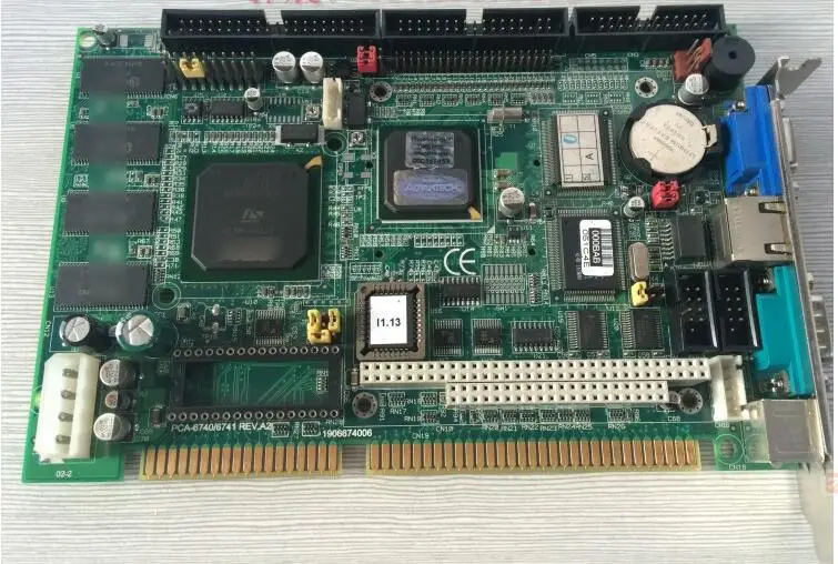 100% оригинальная материнская плата IPC PCA-6740/6741L PCA-6740F ISA Slot Промышленная