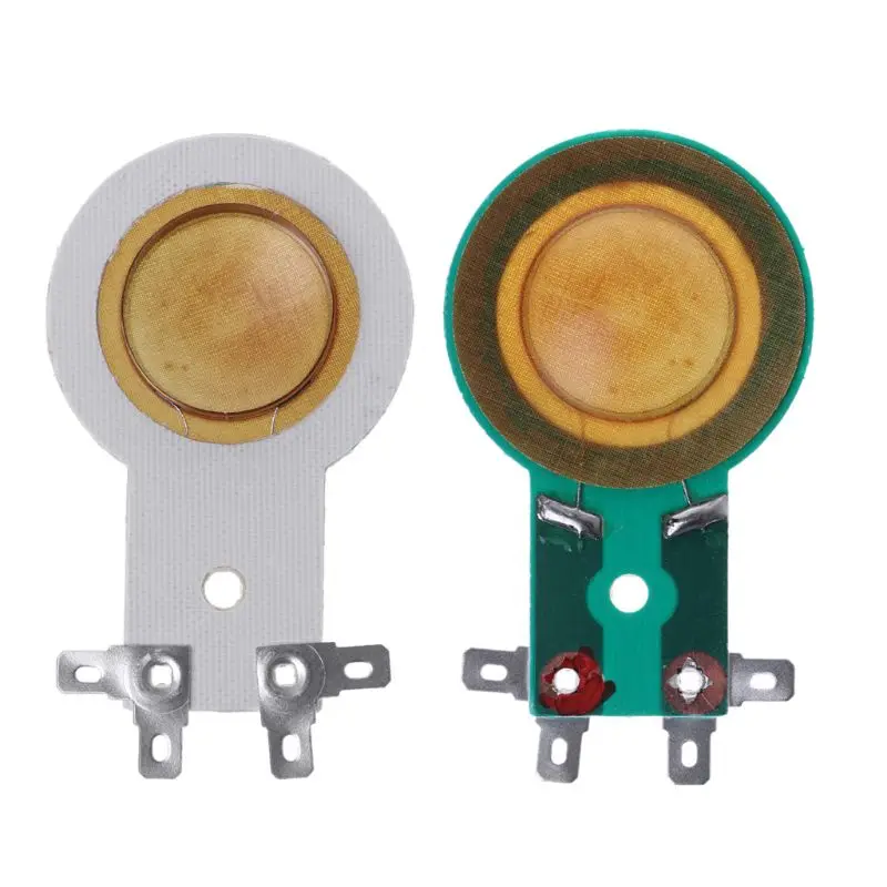 

2pcs New 25.5mm 24.5mm Horn Treble Film Resin Membrane Drive Head Tweeter Voice Coil