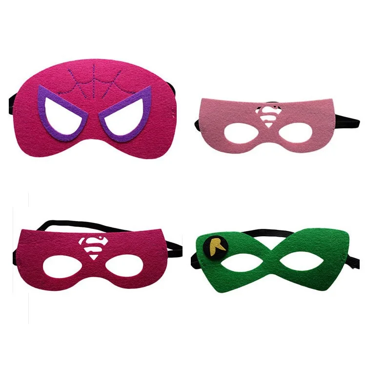 15 шт., милые очки супергероя, маска для детей, маскарадный костюм для маленьких мальчиков и девочек, Крутое украшение, горячая Распродажа, герои, Маскарадная маска для глаз
