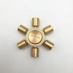 2017 металлический Спиннер Tri-spinner игрушка Металл EDC ручной Спиннер для аутизма и ADHD анти-стресс Speelgoed стресс