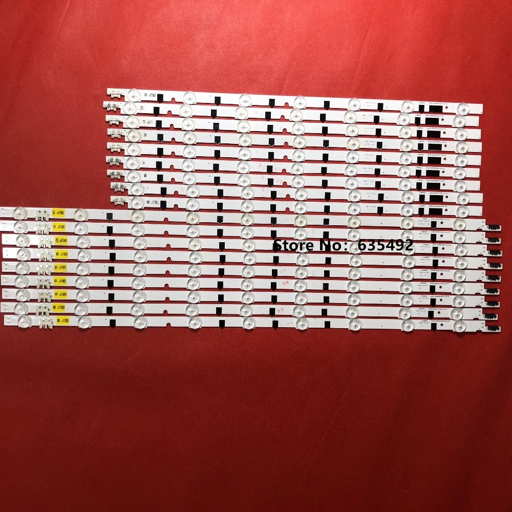 

18pieces/Set LED backlight strip for Sam sung TV UN50F6400AF 2013SVS50F R 7 L 9 D2GE-500SCB-R3 D2GE-500SCA-R3 T500HVF02.4