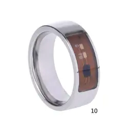 NFC Многофункциональный Водонепроницаемый умное кольцо Smart носить палец цифровое кольцо Размеры 6 7 8 9 10 11 12
