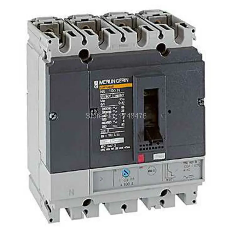 

NEW 30684 circuit breaker Compact NS160H - TMD - 63 A- 4 poles 3d