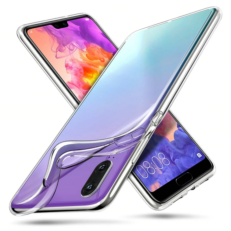 

Case For Huawei P20 TPU Silicon Durable Clear Transparent Soft Case for Huawei P20 Phone protective Back Cover