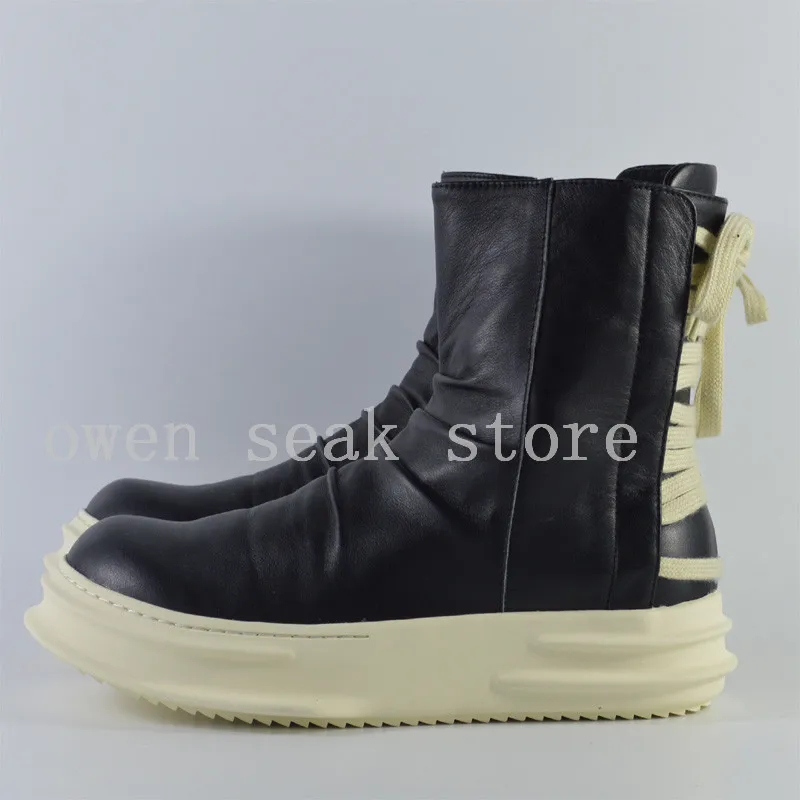 Женские ботильоны из натуральной кожи со шнуровкой и молнией|ankle boots|women shoesgenuine