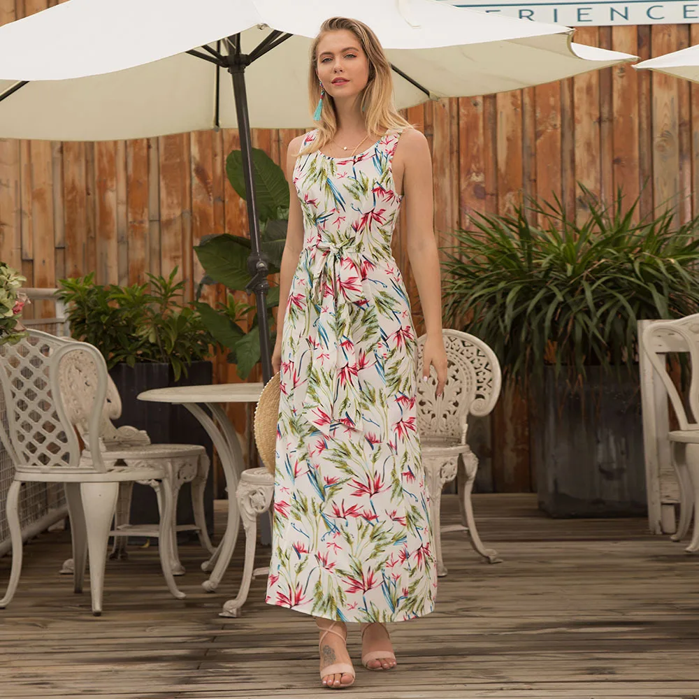 beach wear floral dresses