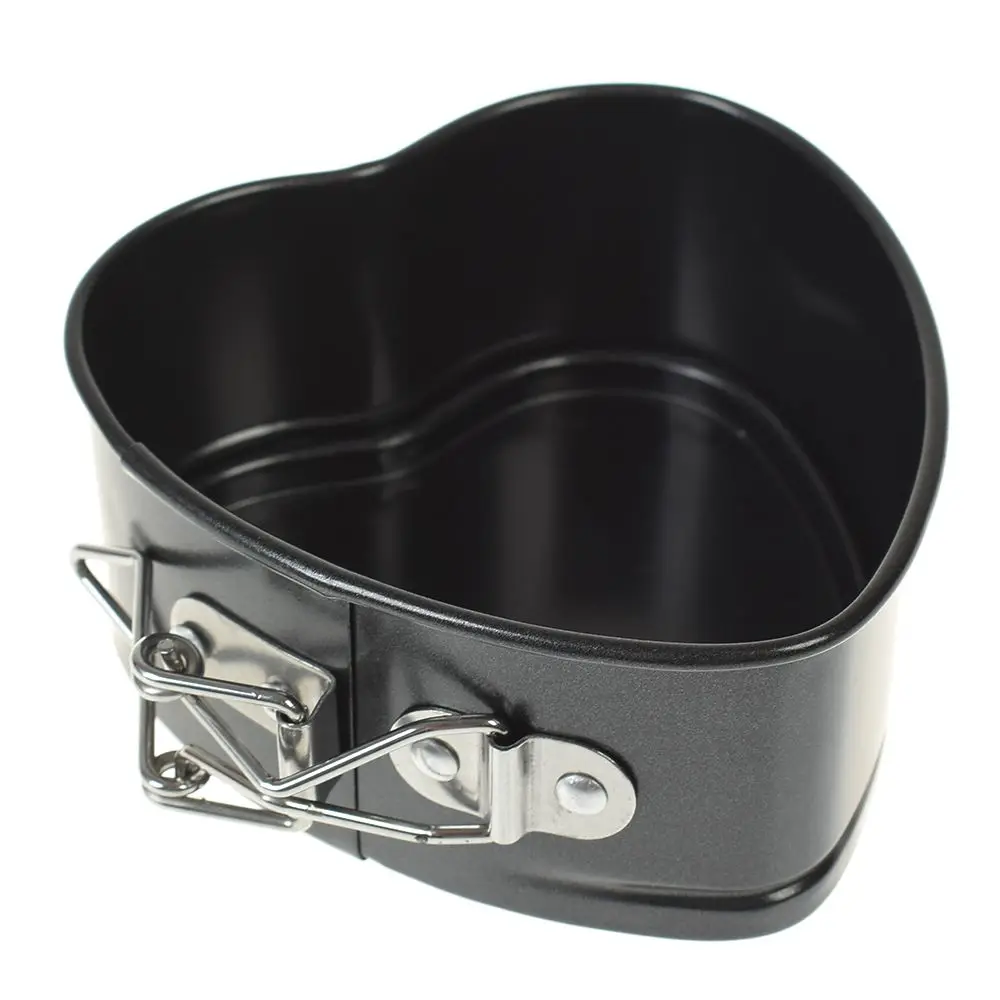 

LINSBAYWU Non-Stick Carbon Steel Bakeware Love Heart Shaped Removable Cheesecake Pan Mold Baking Dish Kitchen Accessories Tools