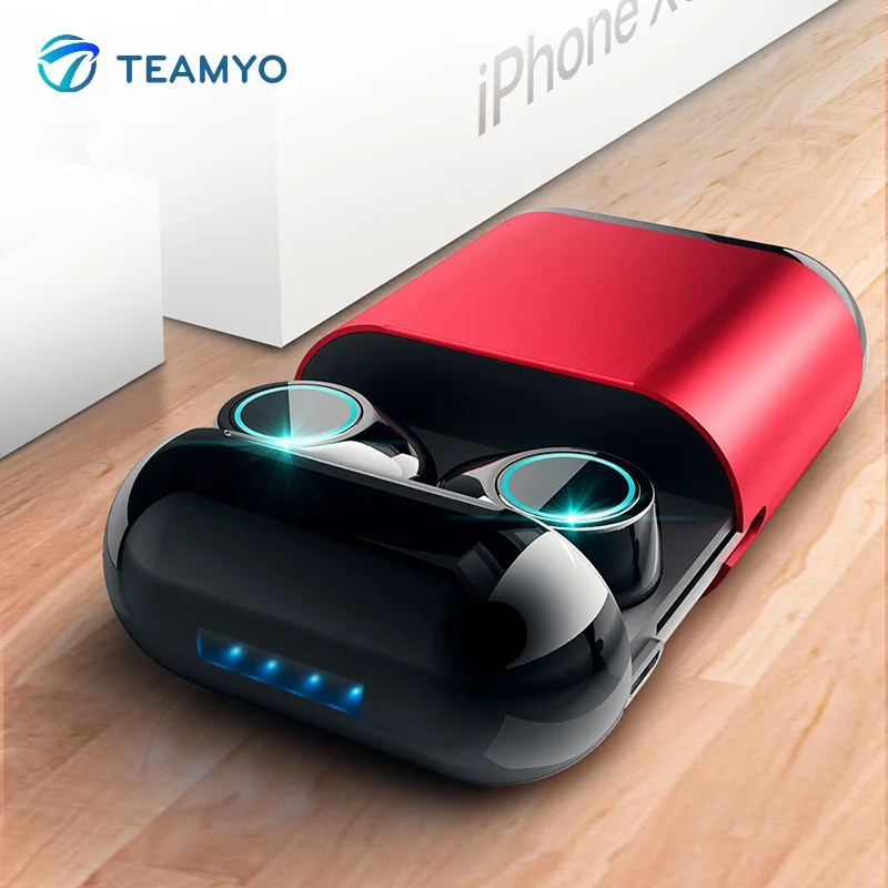 

TEAMYO Bluetooth Earphones TWS Earbuds Wireless Bluetooth 5.0 earphone Stereo Headset for Xiaomi Redmi Airdots iPhone airpods