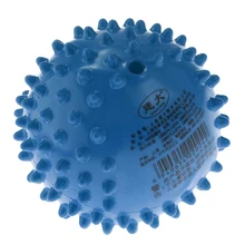 4 Inch Blue PVC Inflated Knobby Bouncy Ball Massage Sensory Ball Kids Toy