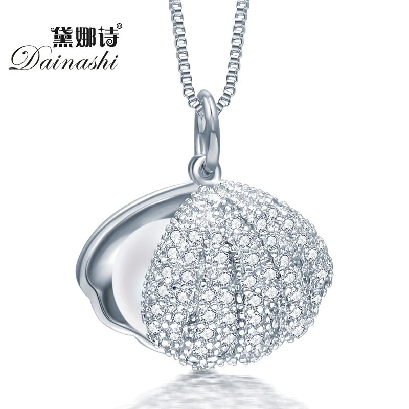 

2020 new arrival shell pendant for women AAAA bright 925 sterling silver real natural freshwater pearl ocean fashion pendant Hot