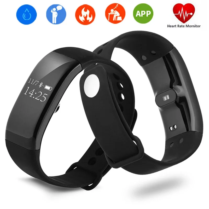

V66 OLED Smart Band IP67 Waterproof Swimming Sleep Call Steps Band Pedometer Heart Rate Monitor Fitness Tracker Smart Bracelet