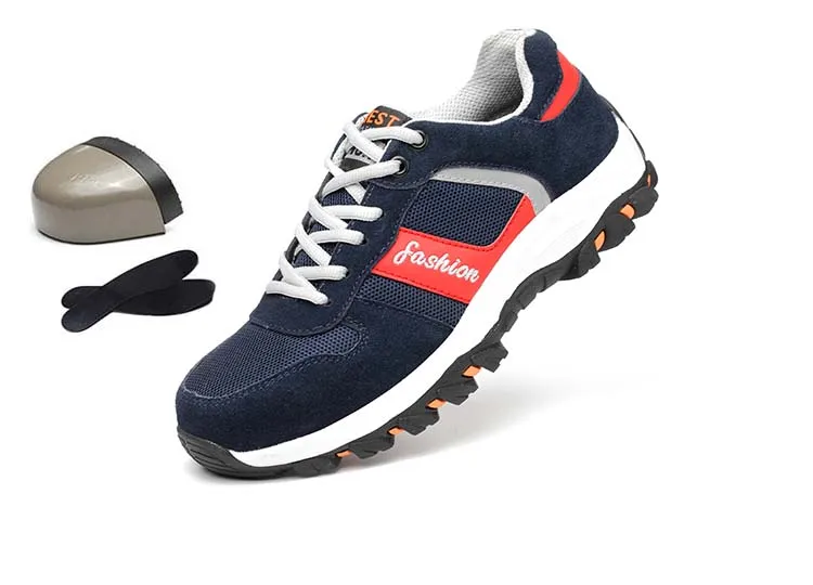 Men- Work- Safety -Shoes -Steel -Toe -Warm -Breathable- Men's-Casual -Boots- Anti-smashing- Puncture Proof- Labor Insurance Shoes -Large size -36---46 (6)