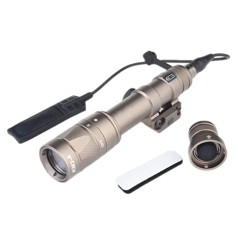 Tática com Interruptor da Cauda Versão de Preto Lâmpada Lanterna Scoutlight Full Nova M600w Led 12 Cheap Luzes de armas