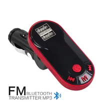 Автозапчасти зарядное устройство адаптер Mp3 автомобильный комплект музыкальный плеер Bluetooth беспроводной Автомобильный Mp3 плеер Handsfree USB TF SD Пульт дистанционного управления fm-передатчик