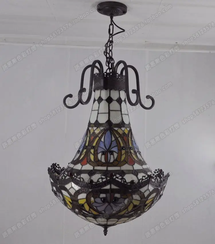 Бесплатная доставка Tiffany люстра бары и клубы Нео американские модели ретро