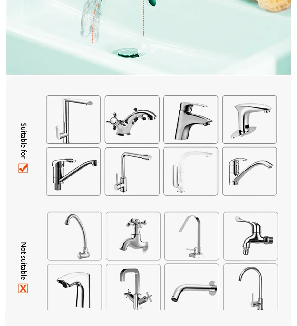 1pcs Water saver Children39s guide groove baby hand washing fruit and vegetable device faucet extender wash Baby Tubs