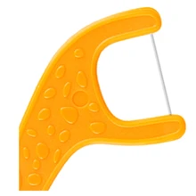 Дети мультфильм стоматологический Flosser уход за полостью рта Deicduous Прорезыватель для зубов Уход легко использовать зубные межзубные щетки денталес нить высокого качества