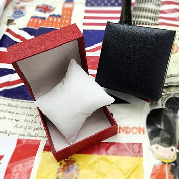 

New Paper Watch Box with Pillow Packing Gift Box for Wristwatches Empty Case Watch Accessary Jewelry Boxes Random Color
