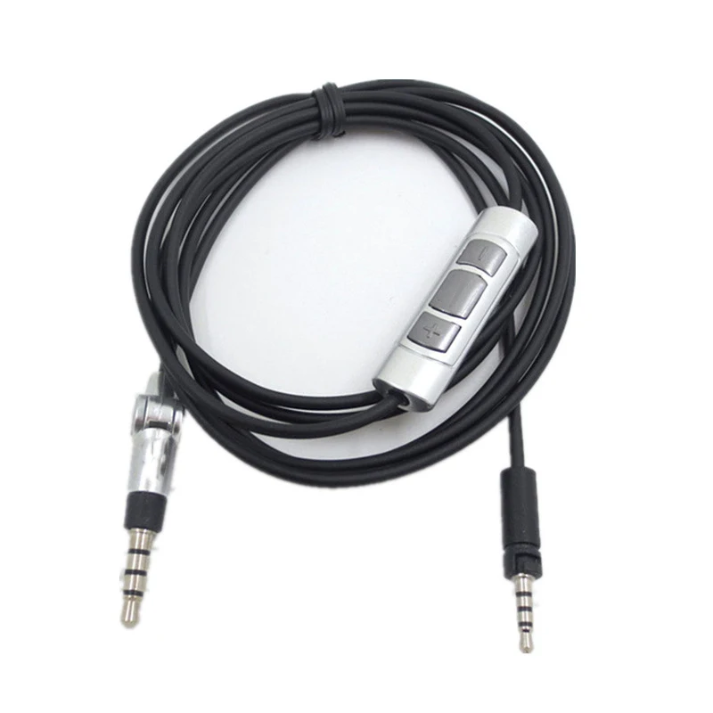 Upgraded Replacement Audio Cable for Sennheise Momentum 1 0 2 0 Headphones Headset Cords with Mic for IPhone Xiaomi Samsung