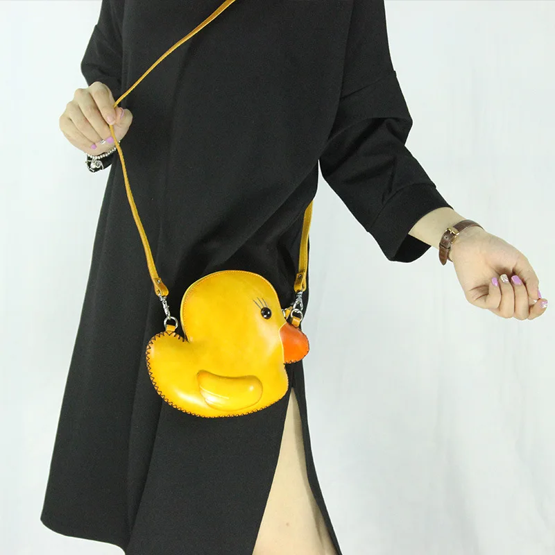 

2018 Promotion Bolsos Mujer Lamb Skin Graft Manually Personality Contracted Cute One Shoulder Worn Handbag Duck Change Purse