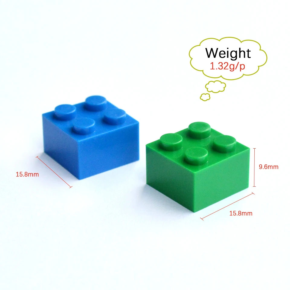 Smartable Brick 2X2 детали строительных блоков DIY игрушки для детей развивающие
