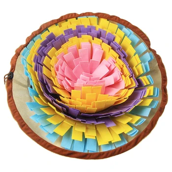 

Pet Sniffing Mat Pet Puzzle Toy Sniffing Training Pad Activity Blanket Feeding Mat Dog Release Stress Training Blanket