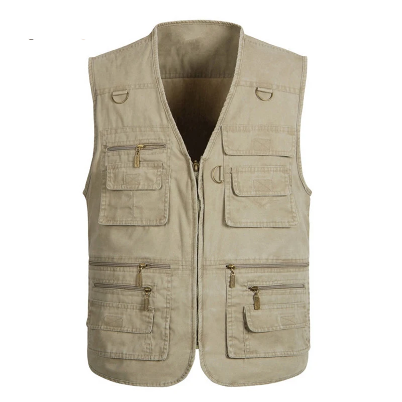 TACVASEN Denim Vest Men Big Size Travel Vest Outdoor Cooling Hiking Vest Photographer Waistcoat Cowboy Vest Summer Hunting Vests