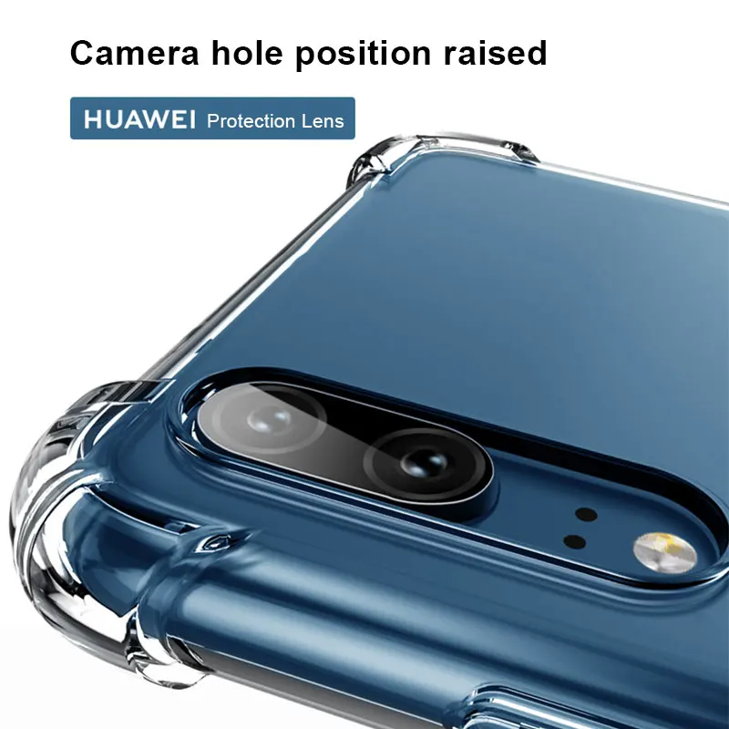 HUKU 3D чехол для телефона для huawei P20 P30 Pro lite Nova 3 3i 3e 4 4e чехол Прозрачный Мягкий ТПУ силиконовый чехол для huawei Nova/4e 3e