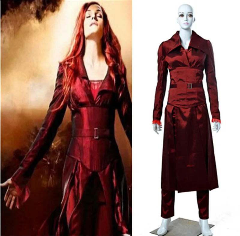 X Men Phoenix Endsong Jean Grey Cosplay Costume dress Dark Phoenix Custom Made Any Size