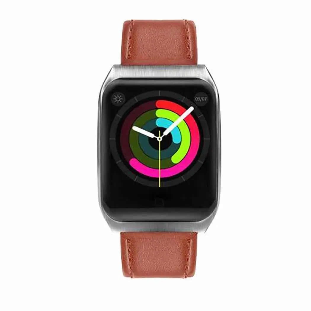 Touch Screen Smart Watch Health Monitoring Pedometer Fitness Exercise Causal Outdoor etc Bracelet Buckle