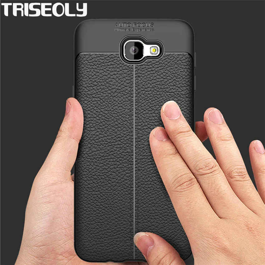 Чехол TRISEOLY для Samung Galaxy J5 Prime 5 0 дюйма простой роскошный полузавернутый чехол из