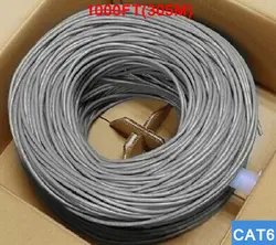 [Readstar] TYF UTP CAT6 сетевой кабель 1000FT (305 метра) весь рулон кабель Ethernet 4 пара 23AWG медных проводов сетевой кабель