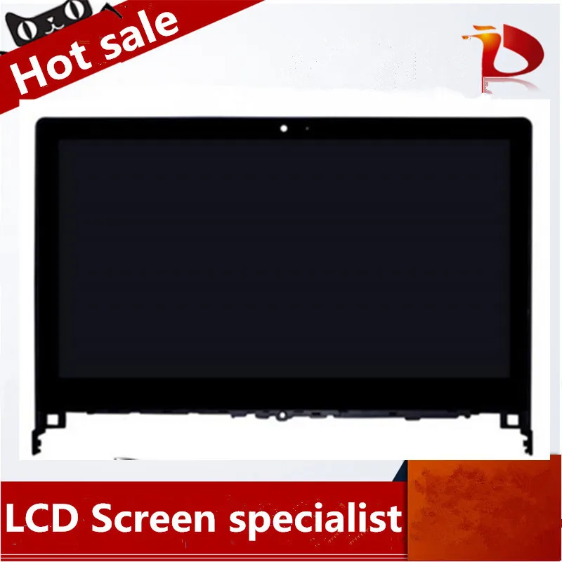 

High quality quality 14" Touch Screen +LCD Display Screen Assembly For Lenovo Flex2 Flex 2 14 black color 1366*768 30pins