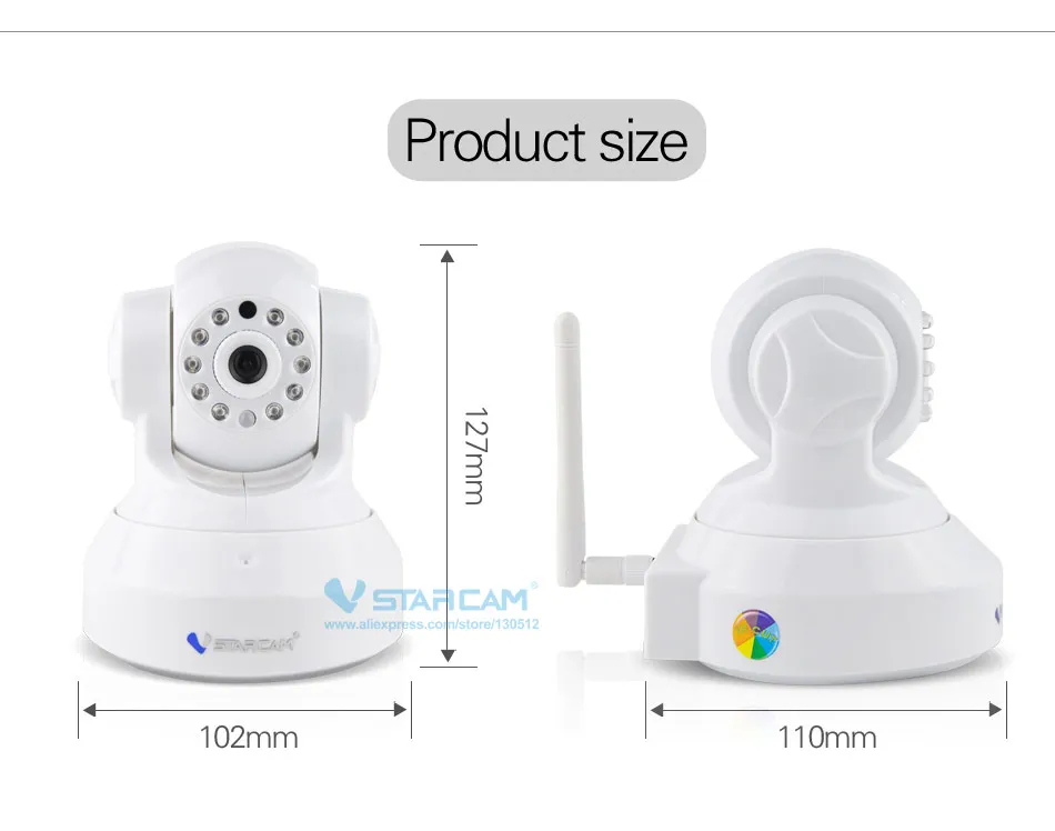 Vstarcam C7837WIP HD 720P Wifi ip-камера с приложением Eye4 Сетевая Беспроводная ip-камера P2P поддержка 128 ГБ TF карта Onvif 2,0 H2.64 домашняя