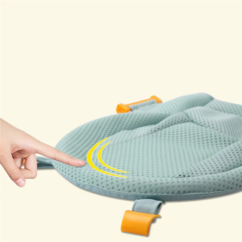 Infant Adjustable Tub Non-slip T-shaped Shower Tuck Net Baby Bath Mesh for baby care Toy Fun Time Bath Tub Bathroom Shower