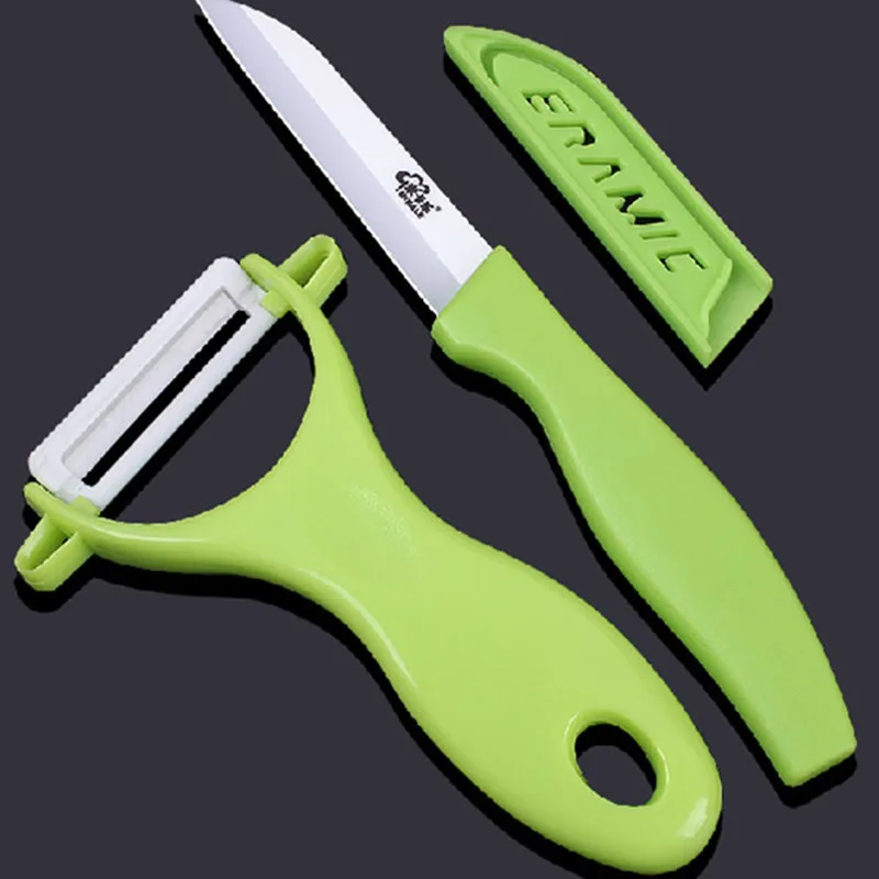 Professional sharp ceramic fruit knife + planer multi purpose folding