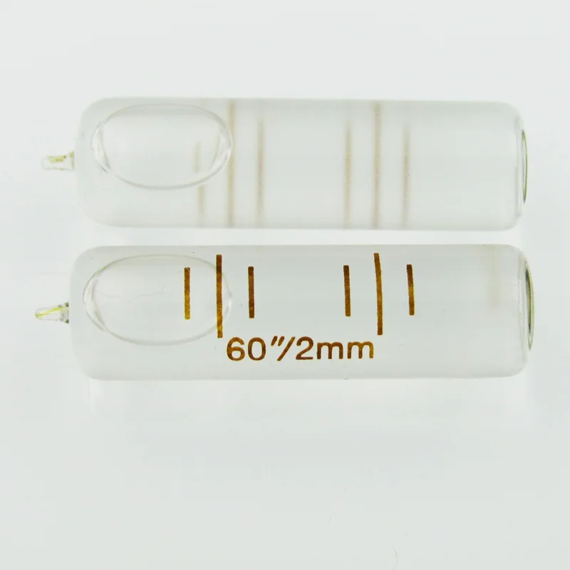 QASE 9*34mm 60"/2mm High Precision Glass long Bubble Level Tube Vials Cylinder Spirit level bubble | Инструменты