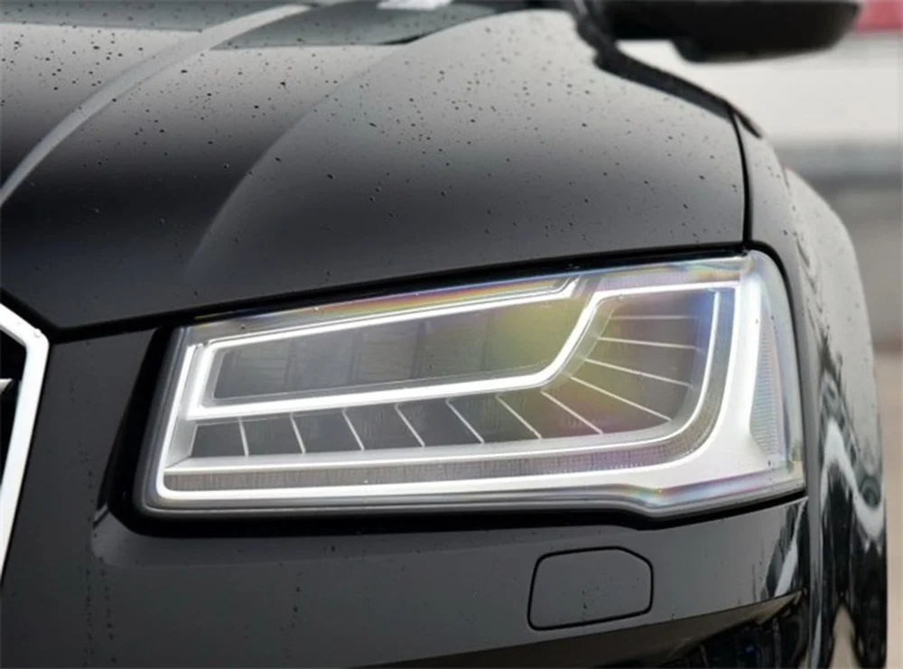 Для Audi A8 D4 крышка фары автомобиля Замена объектива Прозрачный передний авто чехол