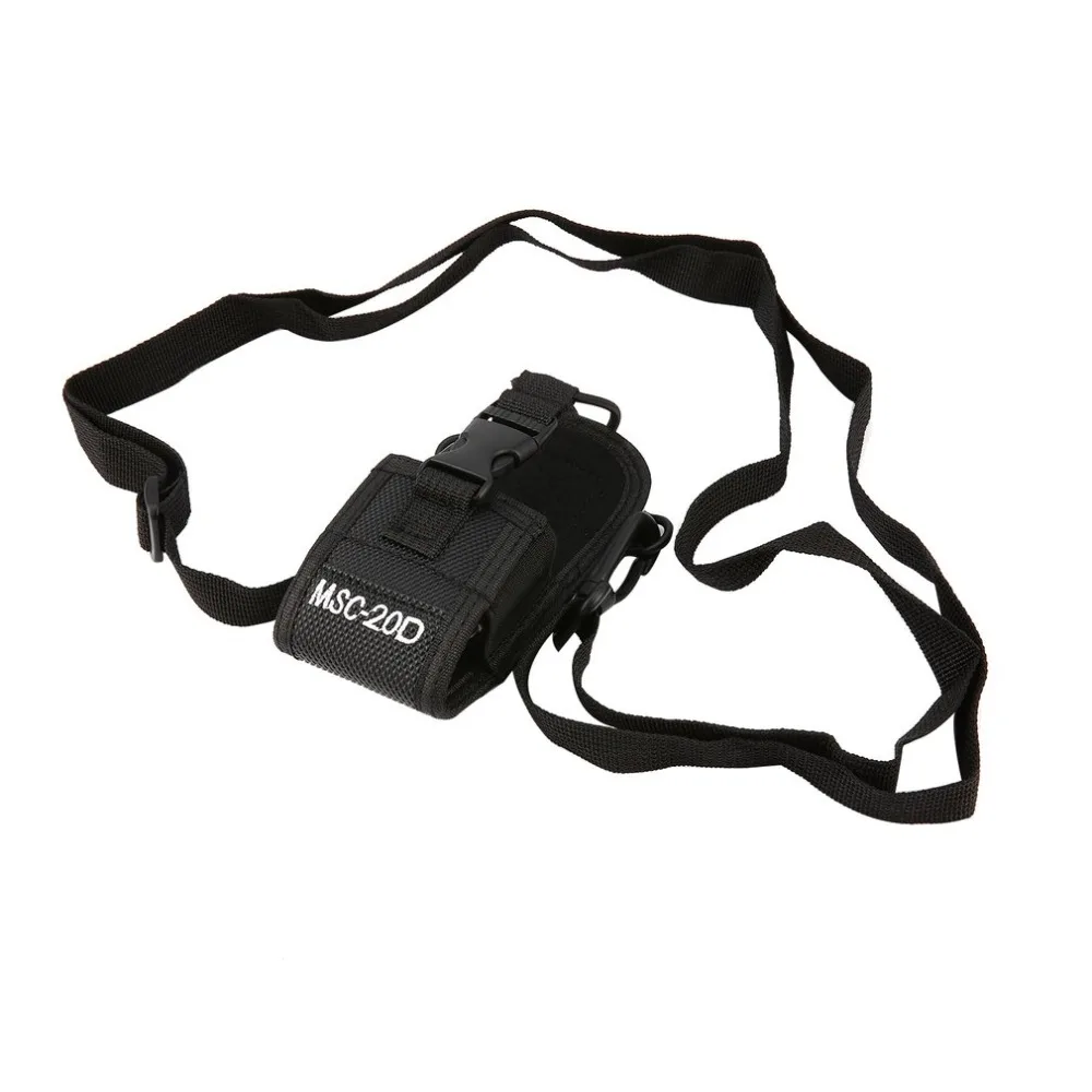 

MSC-20D Radio Case Nylon Walkie Talkie Holder Universal Adjustable Strap Portable Sleeve Interphone Sheath for BaoFeng