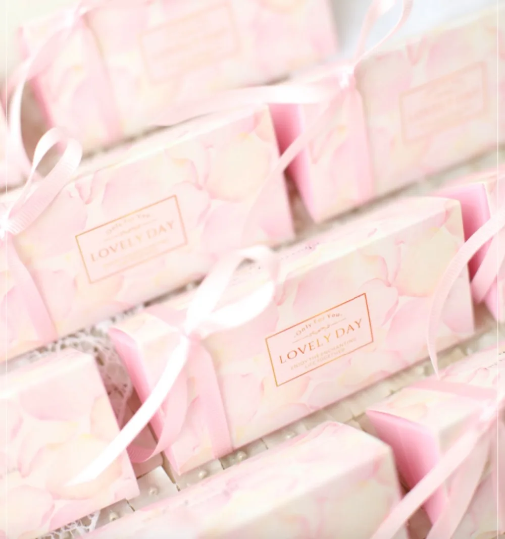 

50pcs New European unicorn/feather/flower petal/Marble Candy Boxes Bomboniere Wedding Favours Party Gift Box package