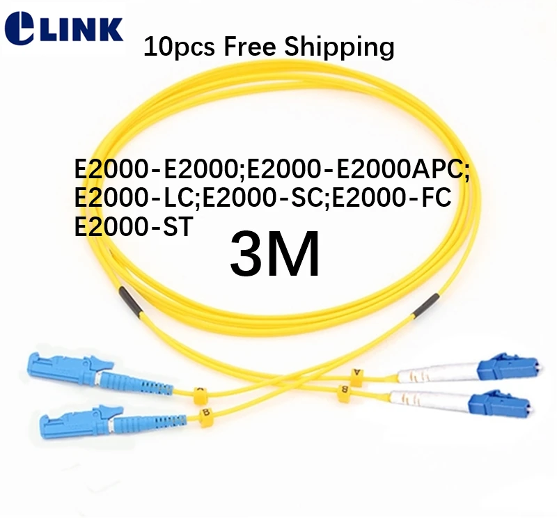 10pcs direct sliding plastic potentiometer 4cm duplex a100k volume switch caseless 3M E2000 fiber patch cords SM Duplex E2000/UPC-E2000/APC LC ST SC FC DX Singlemode OS1 OS2 9/125um yellow free shipping 10pcs