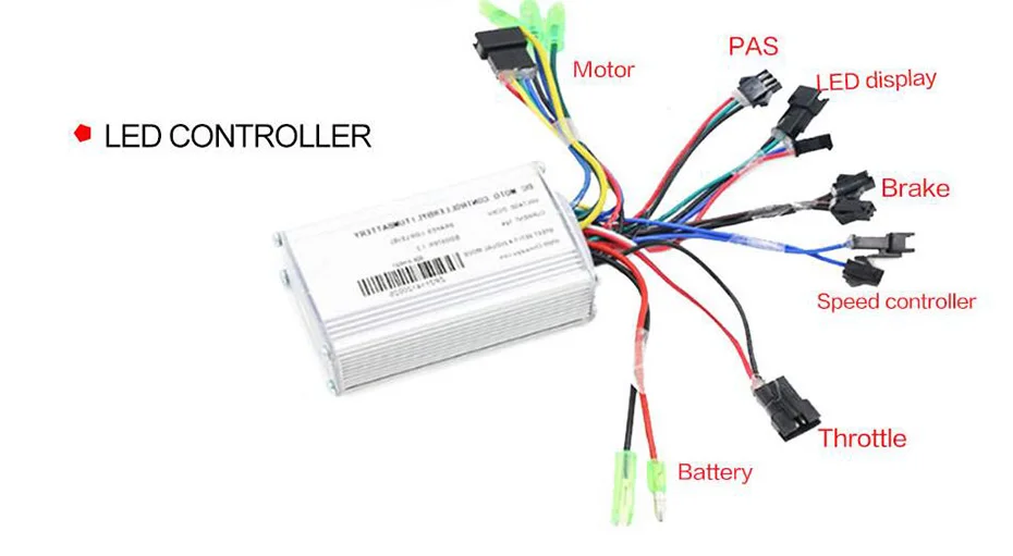 controlador de onda senoidal da bicicleta elétrica