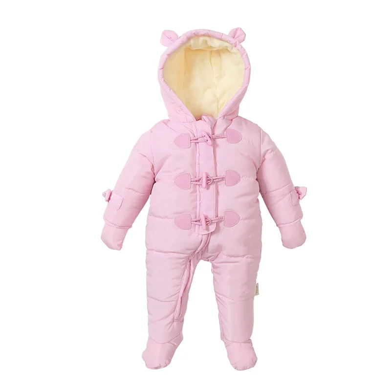 

Winter Newborn Baby Girl Clothes Romper Warm Thick Toddler Baby Jumpsuit Overalls Cute Baby Rompers Infant Clothing