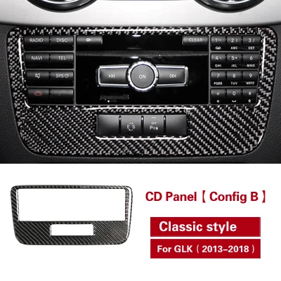 TPIC интерьер углеродного волокна кондиционер управление выходом панель автомобиля стикер Накладка для Mercedes GLK 2013- аксессуары - Название цвета: Config B Classic