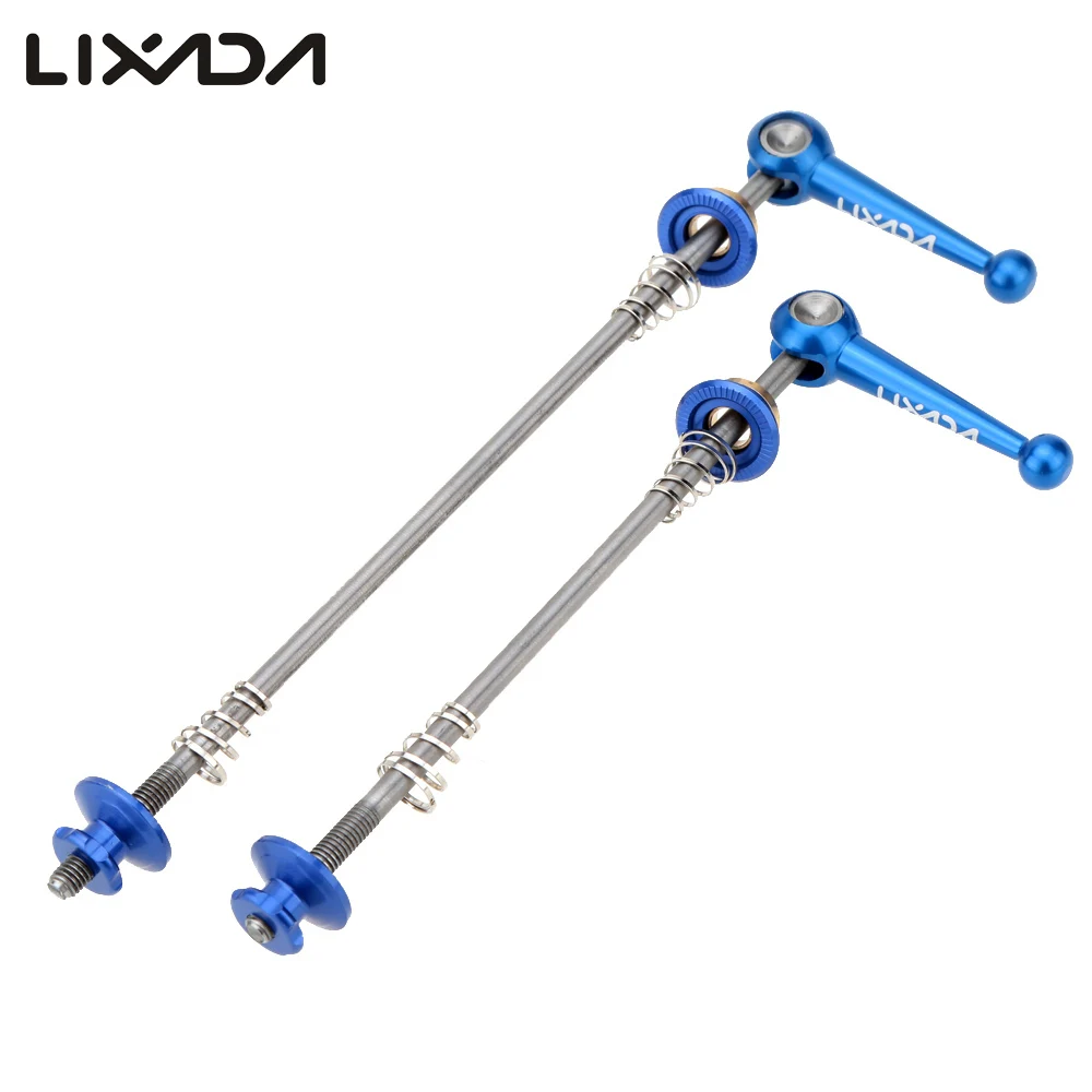 

2Pcs Quick ReleaseTitanium Ultralight Bicycle Skewers Road Mountain Bike Bicycle Cycling MTB Wheel Hub Skewers Bicycle Parts